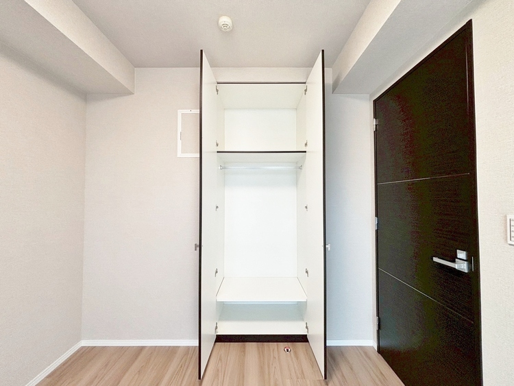 収納 居室にはクローゼットがあり、荷物もスッキリ収納して快適にお過ごしいただけます。
