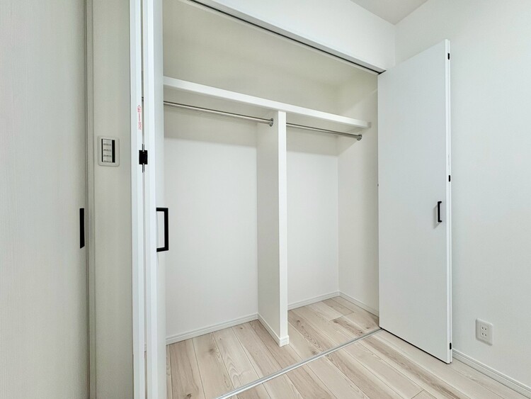 収納 居室にはクローゼットがあり、荷物もスッキリ収納して快適にお過ごしいただけます。