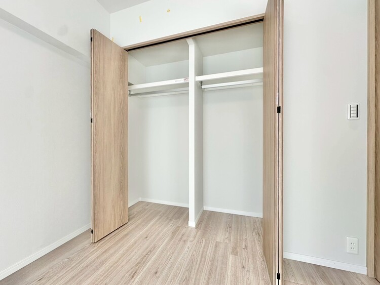 収納 居室にはクローゼットがあり、荷物もスッキリ収納して快適にお過ごしいただけます。