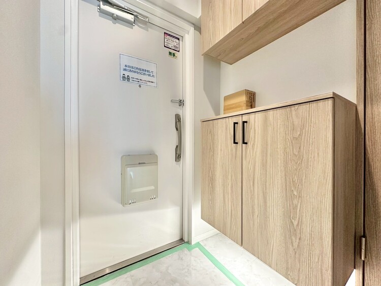 玄関 シューズボックスを完備した玄関です。