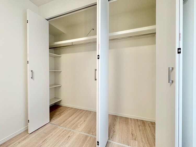 収納 居室にはクローゼットがあり、荷物もスッキリ収納して快適にお過ごしいただけます。