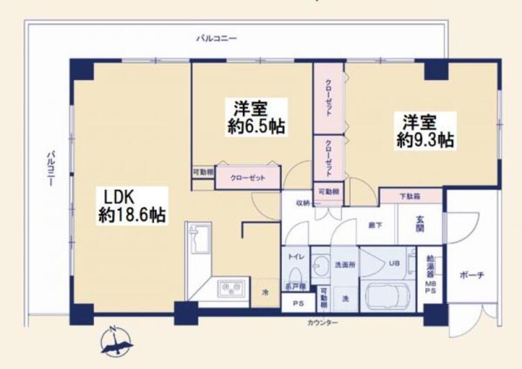 間取り ２ＬＤＫ