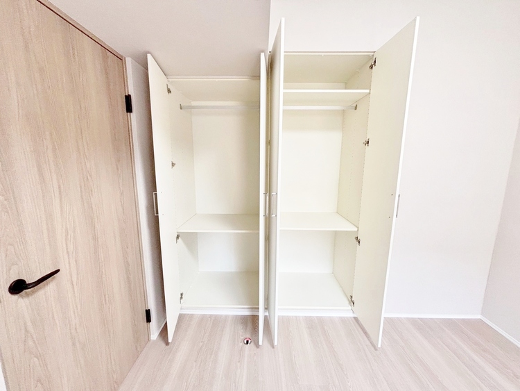 収納 居室にはクローゼットがあり、荷物もスッキリ収納して快適にお過ごしいただけます。