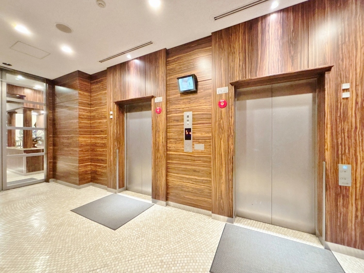 設備 エレベーターの管理も、きちんと行き届いてます。