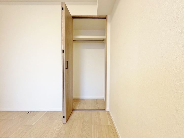 収納 居室にはクローゼットがあり、荷物もスッキリ収納して快適にお過ごしいただけます。