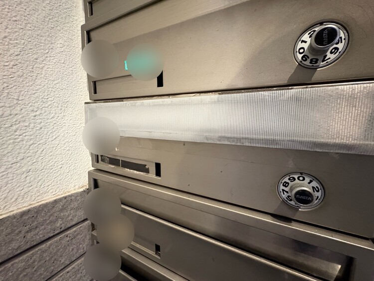 設備 郵便物を受け取るための郵便受けも、きちんと管理されています。