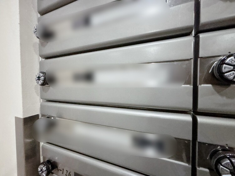 設備 郵便物を受け取るための郵便受けも、きちんと管理されています。