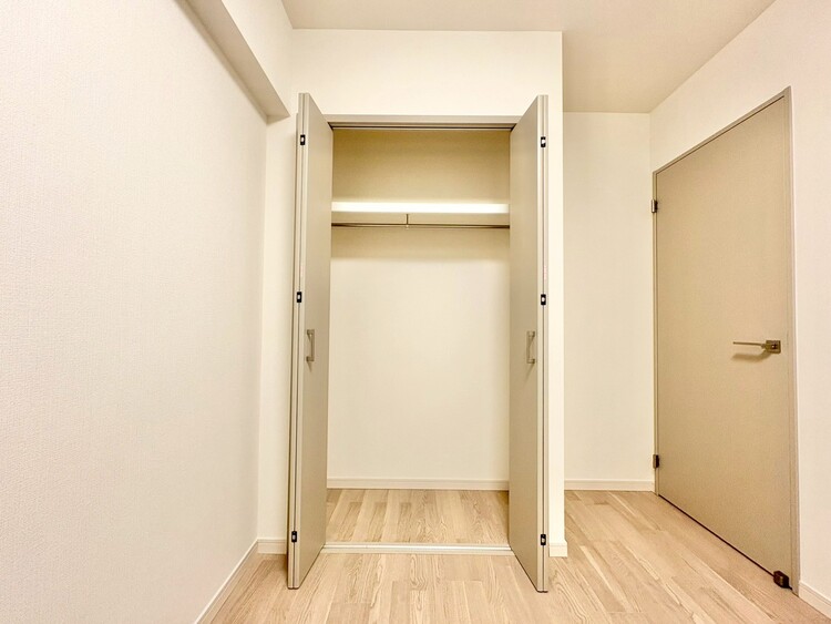 収納 居室にはクローゼットがあり、荷物もスッキリ収納して快適にお過ごしいただけます。