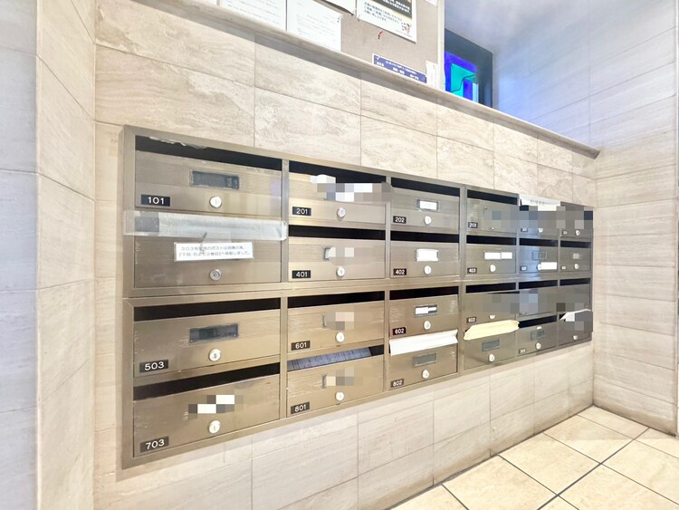 その他 郵便物を受け取るための郵便受けも、きちんと管理されています。