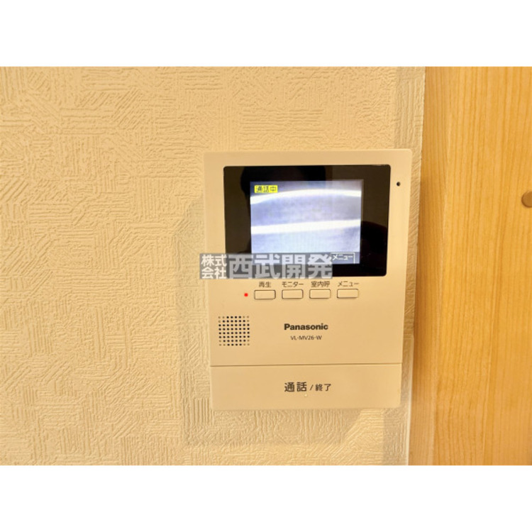 設備 TVモニター付きインターホンでセキュリティ面にも配慮