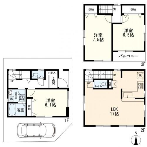 栄区本郷台３丁目　中古一戸建ての画像