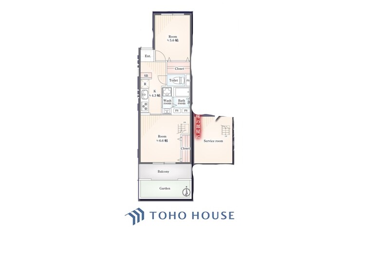 間取り ◆居心地のいい暮らし◆には欠かせない眩い採光。ゆったりとした幅の窓からこの空間に降り注ぐ採光が絶えない。明るいリビングこそ居心地のいい暮らしが待っているのだと思う。