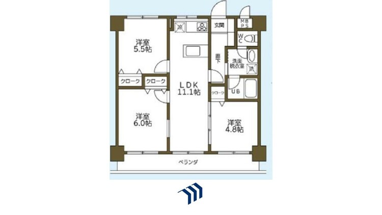 間取り 緻密な設計が、空間に無限の広がりを錯覚させます。機能性を凝縮した都市型の間取りは、あなたのスマートな生活を力強くサポートします。