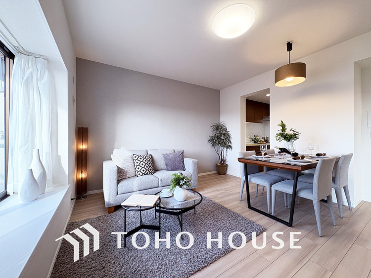 内装 ゆったりとくつろげる上質なリビングダイニング