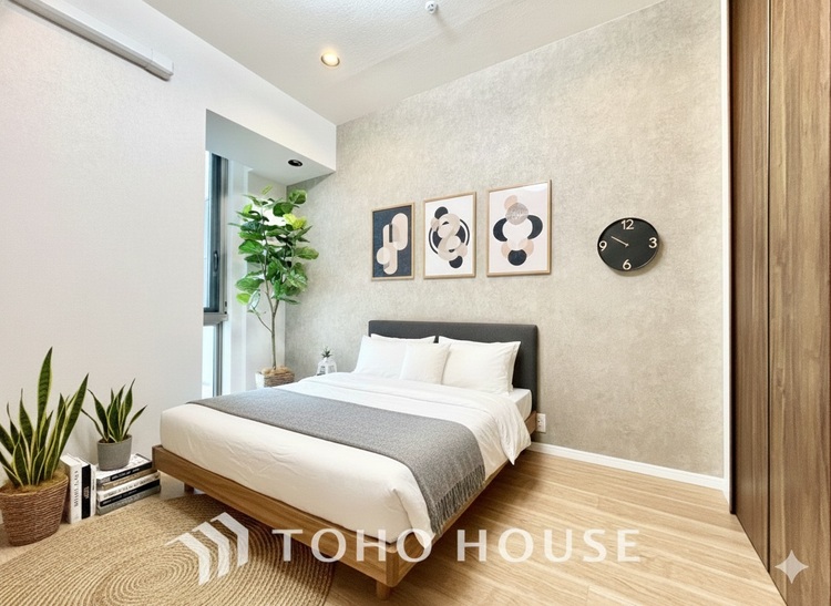 内装 ＊配置してある家具や小物はCGによるイメージ画像です。寝室は一日の疲れを癒す大切な空間。快適で落ち着けるおすすめの間取りです。