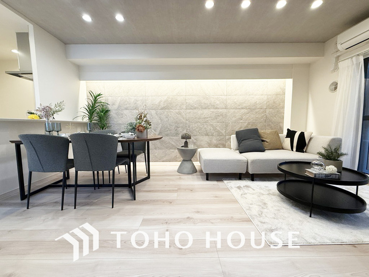 内装 ゆったりとくつろげる上質なリビングダイニング