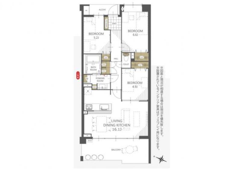 間取り 陽当たりや風通しなど、ぜひ現地でご確認ください