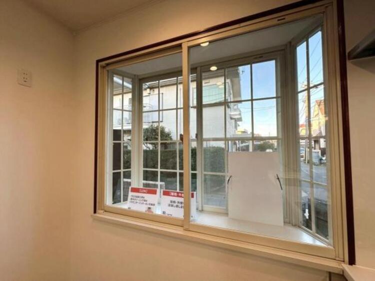設備 二重サッシ施工リフォーム済み！断熱性、防音・遮音効果、結露の抑制、防犯性の向上で快適です！