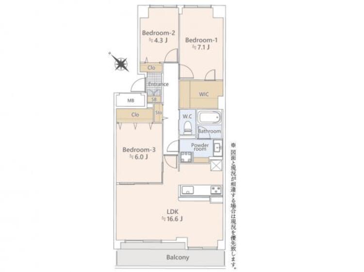 間取り 陽当たりや風通しなど、ぜひ現地でご確認ください 