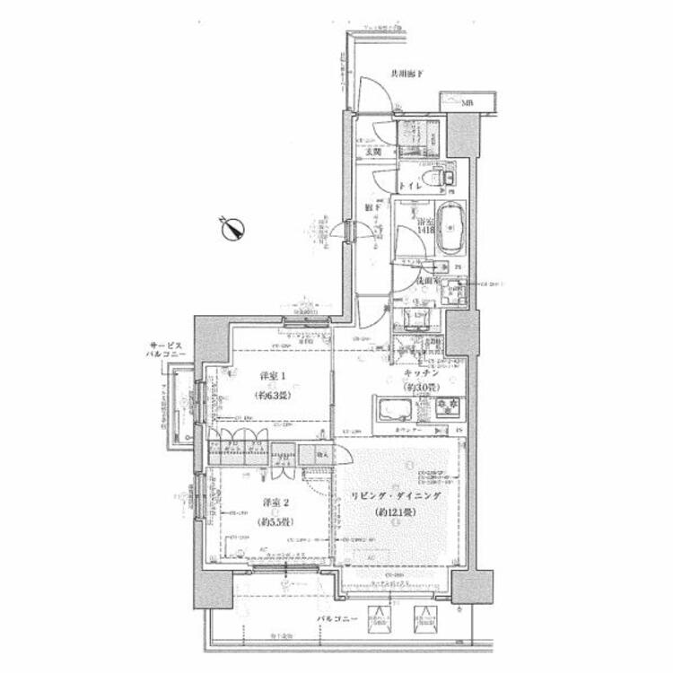 間取り 間取り図　3ＬＤＫ