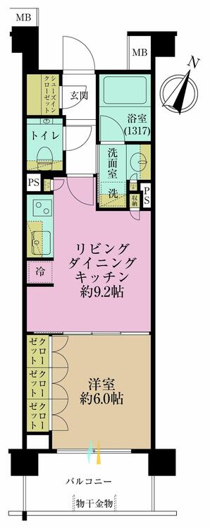 その他 1LDK+S、価格6640万円、専有面積39.96?、バルコニー面積6.66?