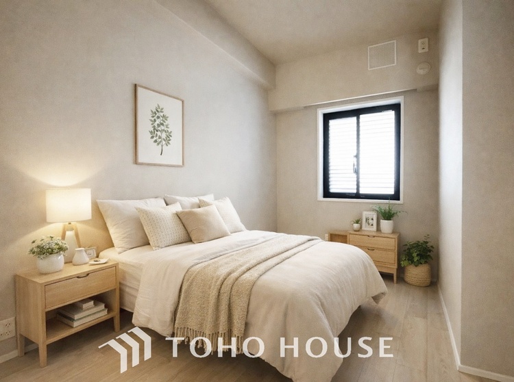 内装 ＊配置してある家具や小物はCGによるイメージ画像です。感性を育むプライベートルームはシンプルでスマートな空間。好みの空間で読書をしたり、音楽を聞いたりと一人の時間も充実したものにできます。