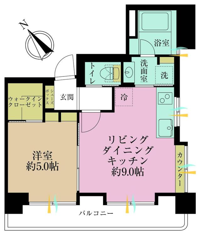 その他 1LDK、価格2998万円、専有面積34.16?、バルコニー面積5.94?