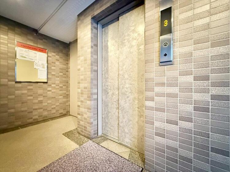 その他 エレベーター完備のため荷物が多くなっても安心。