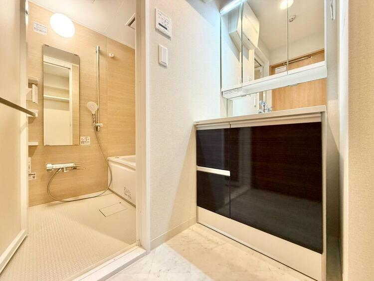 その他 十分な広さの脱衣所。