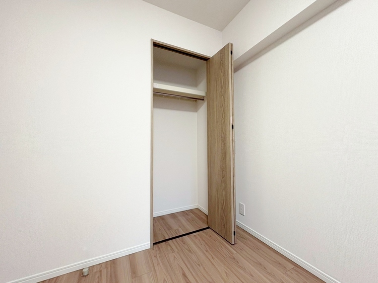 収納 居室にはクローゼットがあり、荷物もスッキリ収納して快適にお過ごしいただけます。