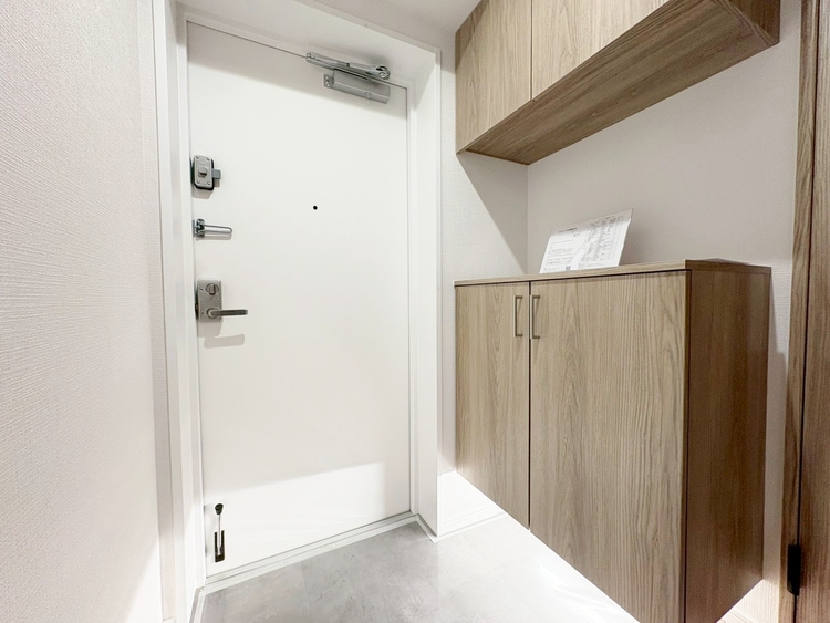 玄関 シューズボックスを完備した玄関です。