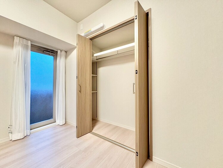 収納 居室にはクローゼットがあり、荷物もスッキリ収納して快適にお過ごしいただけます。