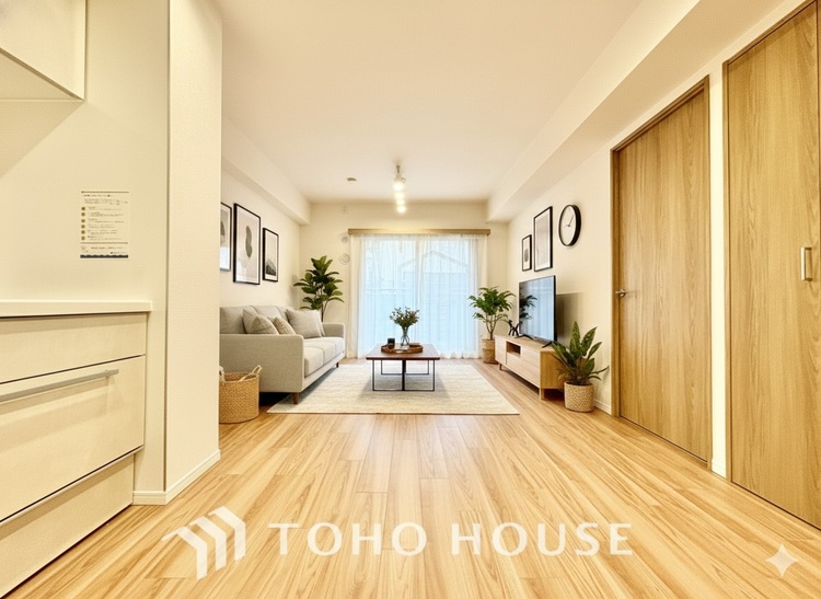 内装 ＊配置してある家具や小物はCGによるイメージ画像です。　ここにはみんなが集い、食事と楽しい会話が始まる。話に夢中になりすぎて、ついつい時を忘れ夜半過ぎになってしまう。