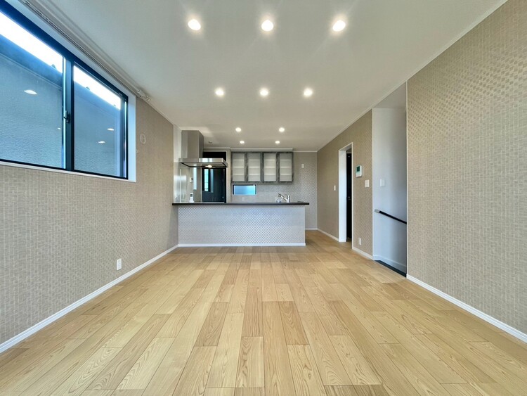 居間 豊かな居住性と、安心感を満たすクオリティが見事に調和した住空間。