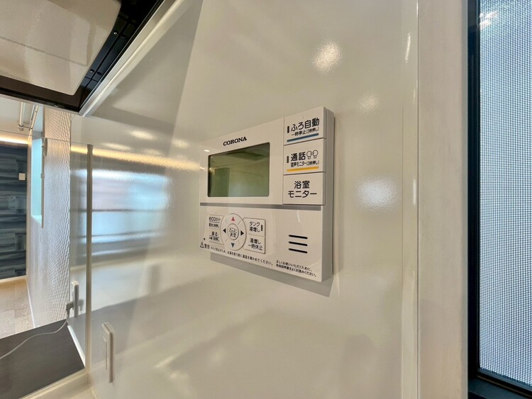 設備 見やすい画面で操作しやすい給湯パネルです。