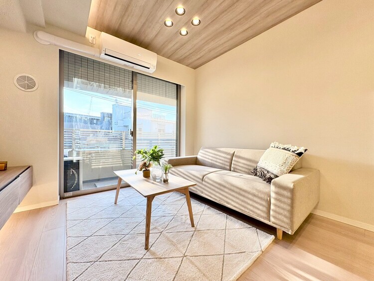 居間 「空間が織り成すひとつ先の住み心地」を演出します。