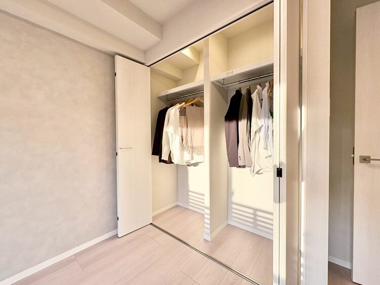 収納 居室にはクローゼットがあり、荷物もスッキリ収納して快適にお過ごしいただけます。