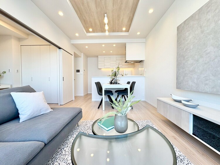 居間 「空間が織り成すひとつ先の住み心地」を演出します。