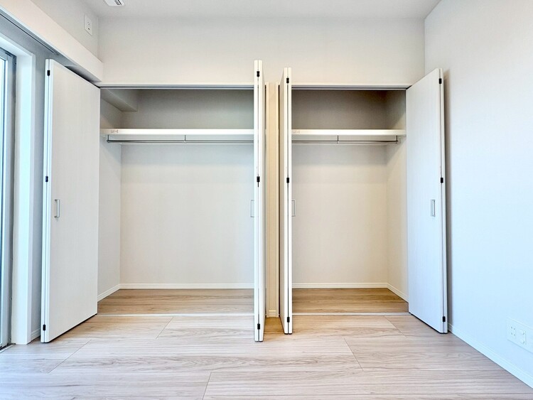 収納 居室にはクローゼットがあり、荷物もスッキリ収納して快適にお過ごしいただけます。