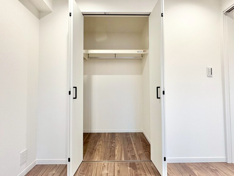 収納 居室にはクローゼットがあり、荷物もスッキリ収納して快適にお過ごしいただけます。