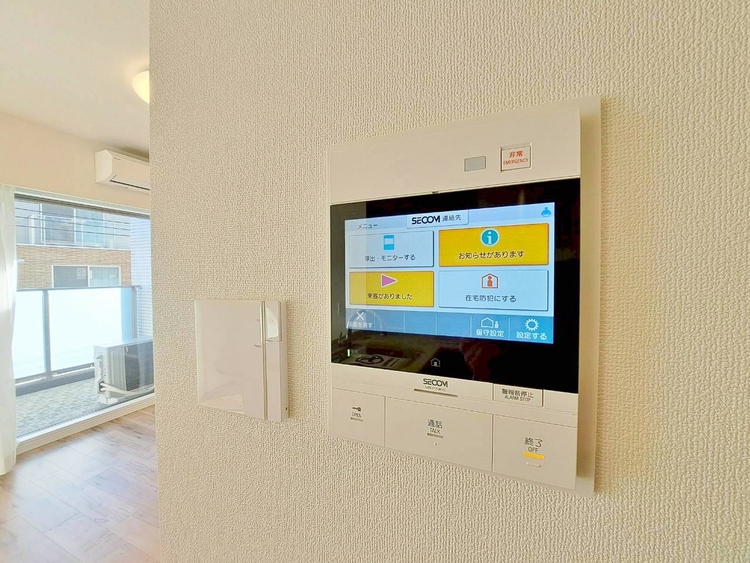 その他 誰が来てもわかる様にモニター付きインターホンを設置。