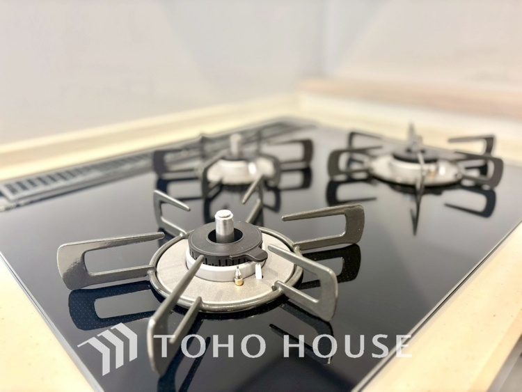 キッチン 【KITCHEN】◆家族のおはよう◆の声を笑顔で迎えてあげられるシステムキッチン。朝ごはんが楽しみでちょっと早起きしたくなるんです。