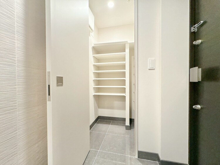 収納 暮らし心地を大きく左右する収納を、適材適所に配置し使い勝手を考慮しました。