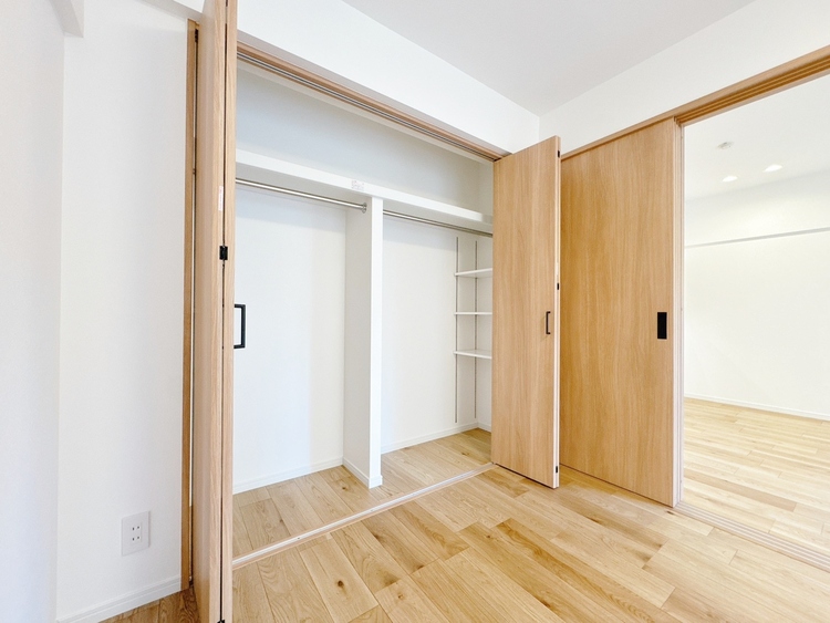 収納 居室にはクローゼットがあり、荷物もスッキリ収納して快適にお過ごしいただけます。