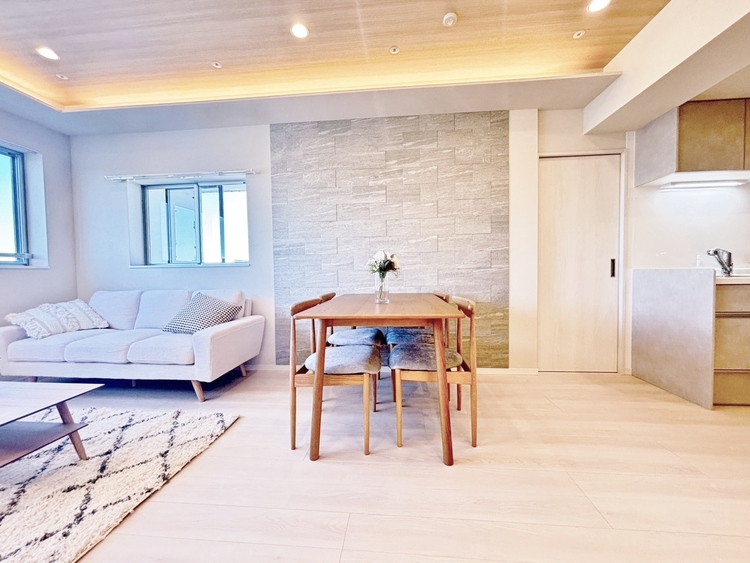 居間 ひとつひとつの空間に宿した機能性、そして美意識。