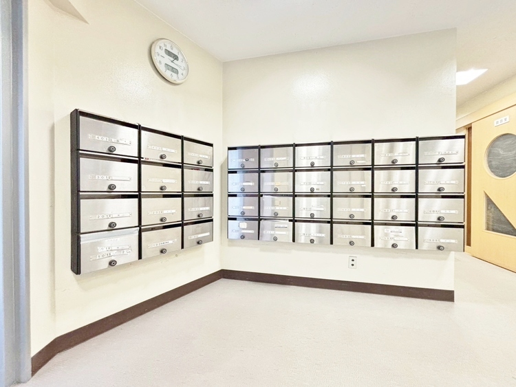 設備 郵便物を受け取るための郵便受けも、きちんと管理されています。