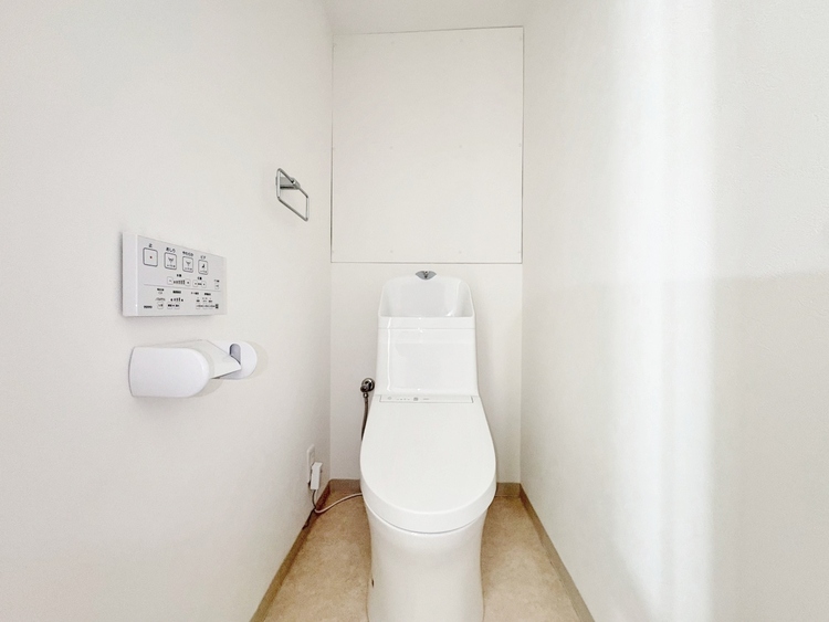 トイレ 暮らしの中のさりげないひとときの快適さにも、こだわりを、持って設備を配しております。