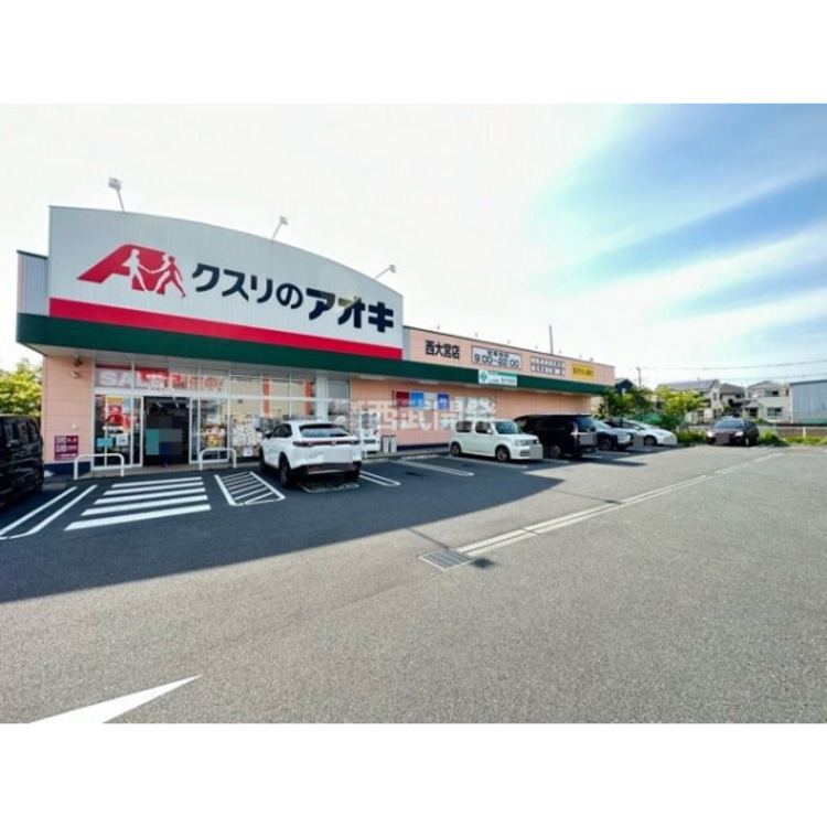 周辺 クスリのアオキ西大宮店(約380m)