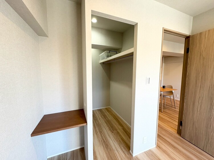 その他 収納スペースが付いていて、お部屋を広く使っていただけます。
