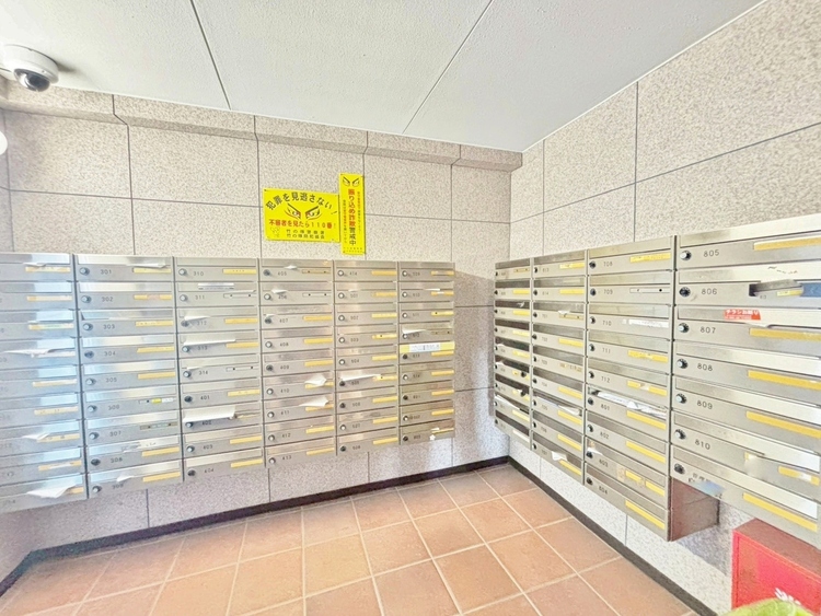 設備 郵便物を受け取るための郵便受けも、きちんと管理されています。